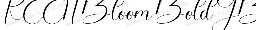 REE1I Bloom BoldGBV10字体转换